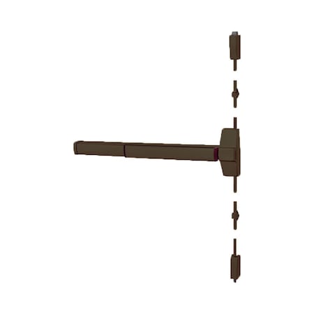 Corbin Russwin SVR Exit Device, Fire Rated, 613 Oil-Rubbed Dark Bronze, LHR, 36, SNB ED5400A-613-LHR-W036-M54